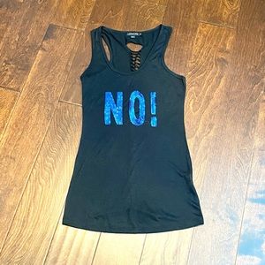 NWOT black tank top